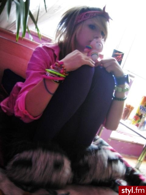 EMO Alternatywne Średnie Fryzury