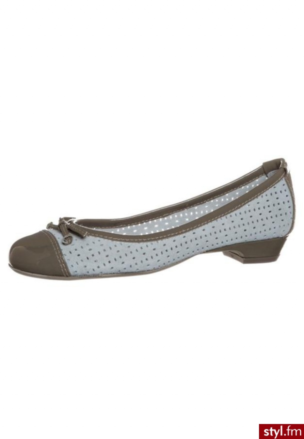 CAFèNOIR Baleriny brązowy - Balerinki Buty Moda