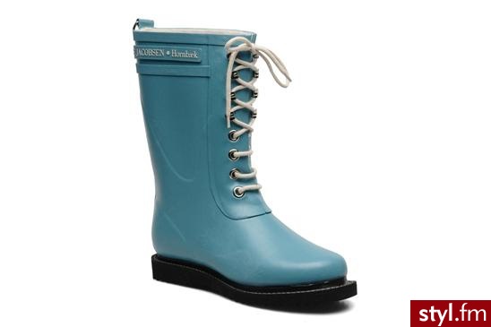 Ilse Jacobsen PÓŁBUTY I BOTKI RUB15 BY (Niebieski) - Botki Buty Moda