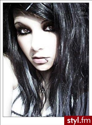 EMO Alternatywne Średnie Fryzury