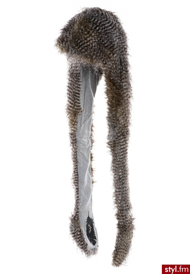 SpiritHoods NIGHT OWL HOOD Czapka szary N001 - Nakrycia głowy Dodatki Moda