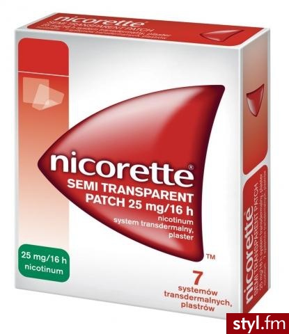 MCNEIL NICORETTE SEMI PLASTRY 25 MG/16 H X 7 SzT - Bransoletki Biżuteria Moda