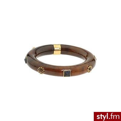 Marc by Marc Jacobs Fancy Oval Bangle (Tortoise) - Women's - Polyvore. Pobrano ze strony: http://www.polyvore.com/marc_jacobs_fancy_oval_bangle/thing?id=10958531 - Pozostałe Dodatki Moda