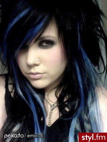 EMO Alternatywne Średnie Fryzury