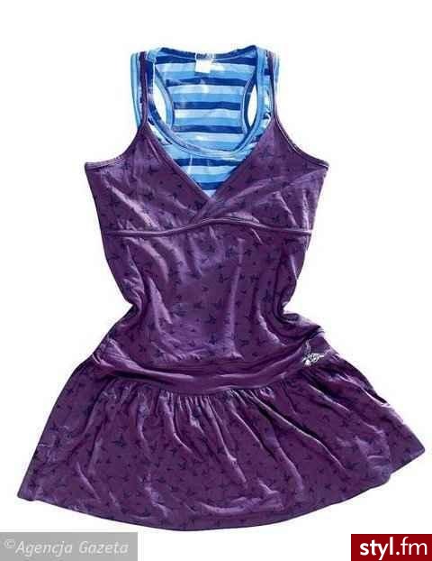 Bluzka w kropki : Cropp . Bluzka w paski : Esotiq - Pozostałe Ciuchy Moda