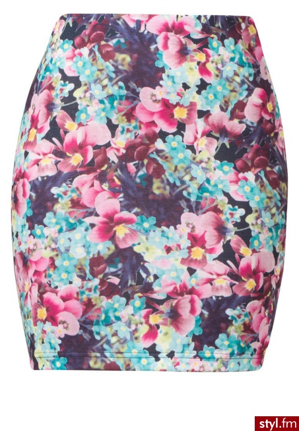 Even&Odd Spódnica mini turkusowy (EV-0713-0626) - Pozostałe Spódnice Moda