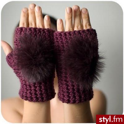 Rękawiczki Dodatki Moda