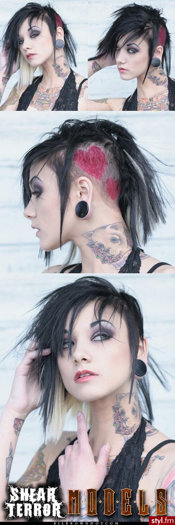 Punk Rock Alternatywne Średnie Fryzury
