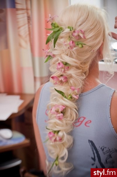 Blond Upięcie Proste Na co dzień Długie Fryzury