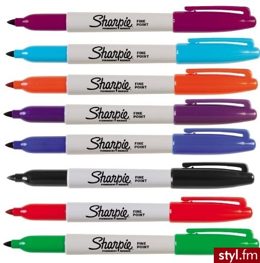 Sharpie Marker Sharpie Fine - Etui 8 Kolorów (S0814660) - Portfele i etui Dodatki Moda
