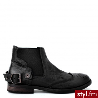 Venezia BOTKI MĘSKIE 42G87202E NER - Botki Buty Moda