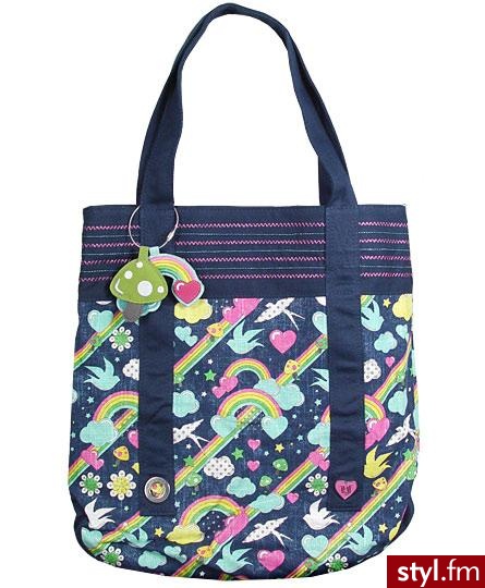 tęczowa torba firmy Loungefly - 48$ - Pozostałe Torebki Moda
