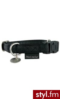 Zolux (522035No) Obroza Mac Leather 27 - 39Cm/15Mm Czarny - Psy Zwierzaki