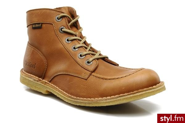 Kickers PÓŁBUTY I BOTKI G2 TOILE W BY KICKERS (Brązowy) - Botki Buty Moda