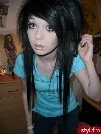 EMO Alternatywne Średnie Fryzury