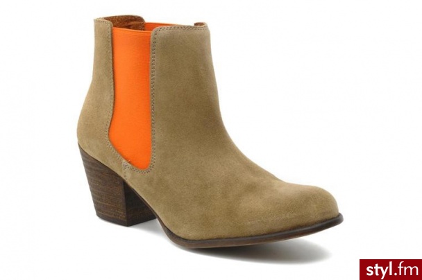Georgia Rose PÓŁBUTY I BOTKI BILBOQ BY GEORGIA ROSE (Beżowy) - Botki Buty Moda