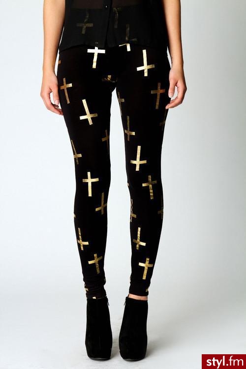 Leginsy Spodnie Moda