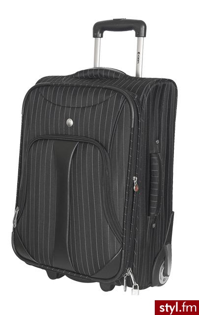 Globtroter Walizka 11150 mała 50cm czarna - Torby podróżne Torebki Moda