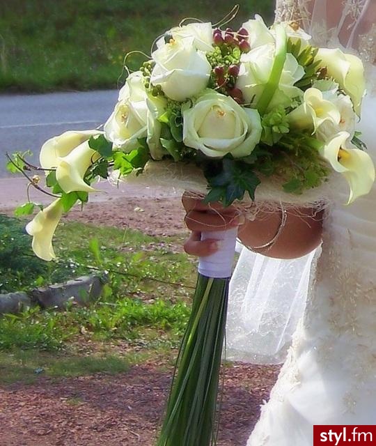 Bukiety ślubne Ślub Moda