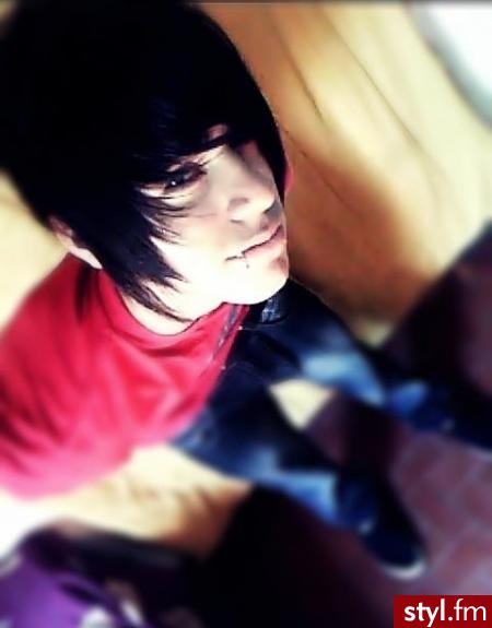 EMO Alternatywne Średnie Fryzury