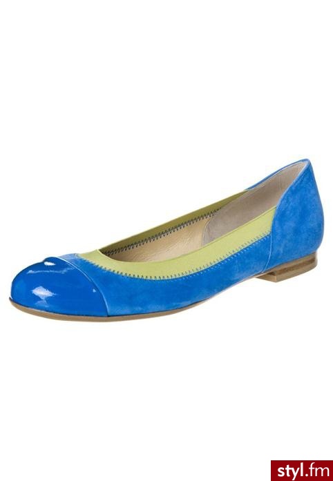 Peter Kaiser INDY Baleriny niebieski - Balerinki Buty Moda