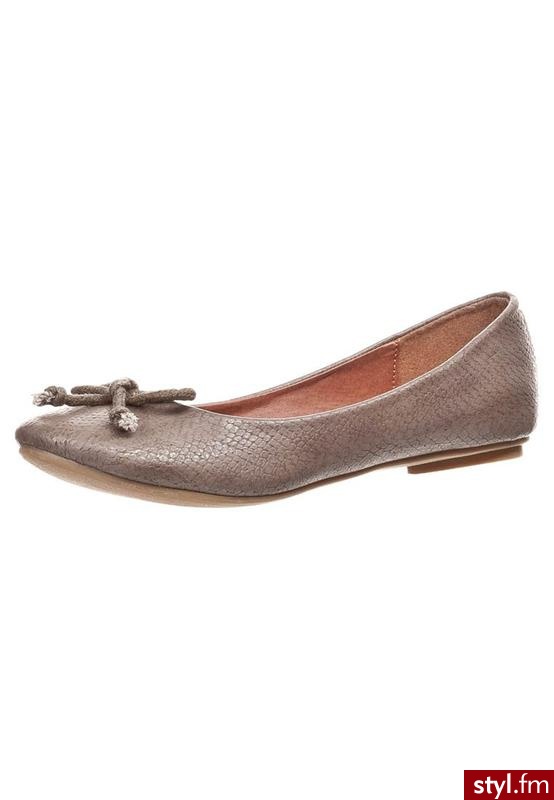 Even&Odd Baleriny beżowy - Balerinki Buty Moda