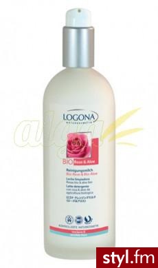 Logona mleczko do mycia twarzy z bio różą i bio aloesem 125 ml - Emu Buty Moda