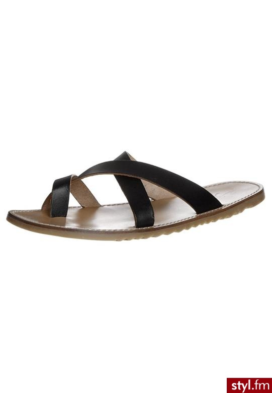 zign Japonki czarny M5003 - Klapki Buty Moda