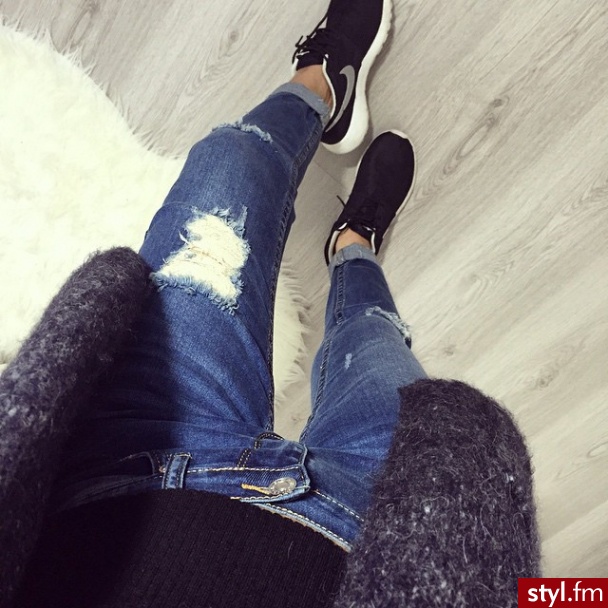 Jeansy Spodnie Moda