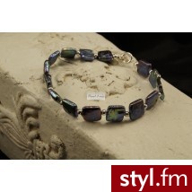 Pearl Line Bransoleta z szafirowych pereł typu Coin - Bransoletki Biżuteria Moda