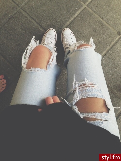 Jeansy Spodnie Moda