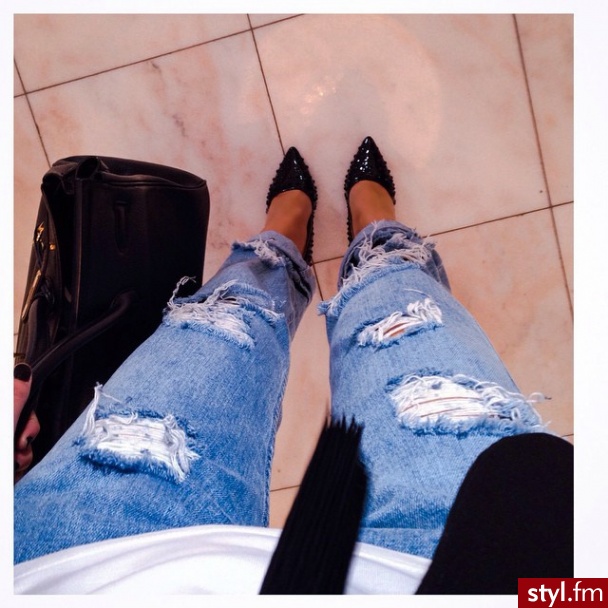 Jeansy Spodnie Moda