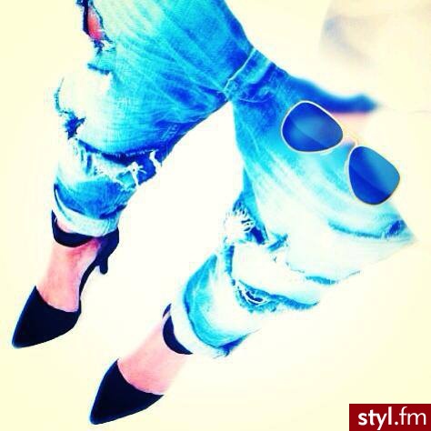 Jeansy Spodnie Moda