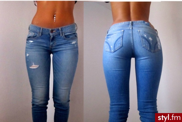 Jeansy Spodnie Moda