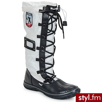 Pajar BUTY GRIP White / Black - Kozaki Buty Moda