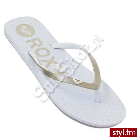 ROXY KLAPKI JAPONKI 2012 BI TONE 41 WHITE DAMSKIE - Klapki Buty Moda