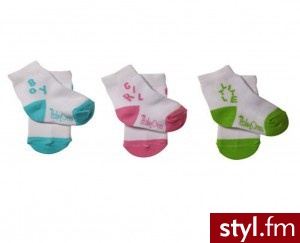 BABY ONO BabyOno Skarpetki Bawełniane (SKA-BAB2) - Rajstopy Bielizna Moda