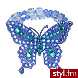bronsoletka z motylem z kryształkami Swarovskiego - 138$ Tarina Tarantino.
Który kolor się Wam najbardziej podoba? - Pozostałe Dodatki Moda
