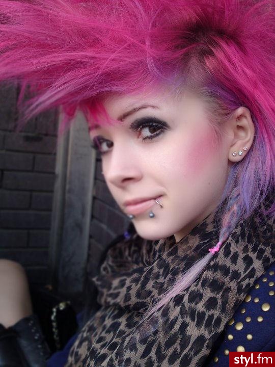 Punk Rock Alternatywne Średnie Fryzury