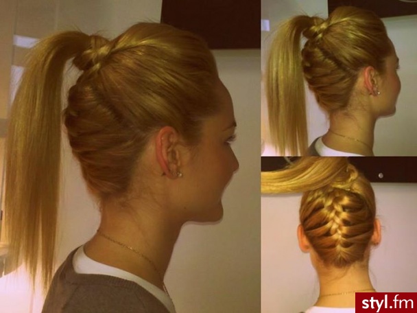 Blond Upięcie Proste Na co dzień Długie Fryzury