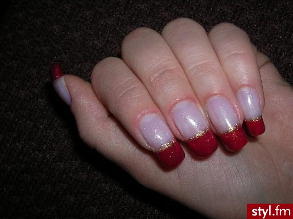 Autor: aina3 czerwony french. Autor: <b>aina3</b><br /> - Paznokcie