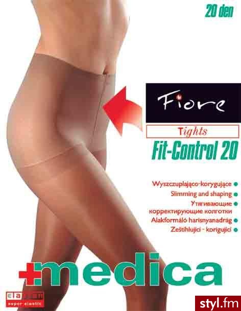 Fiore Rajstopy 20 den FIT-CONTROL - Pozostałe Bielizna Moda