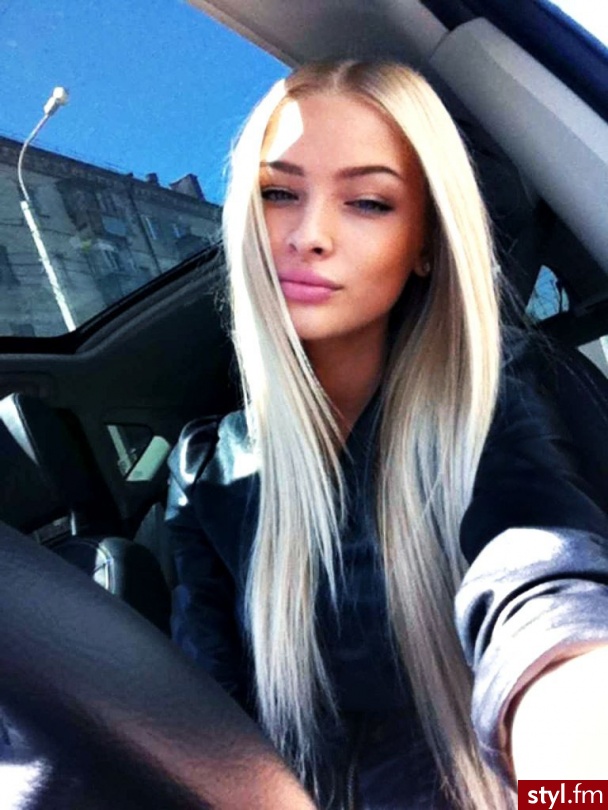 Blond Rozpuszczone Proste Na co dzień Długie Fryzury