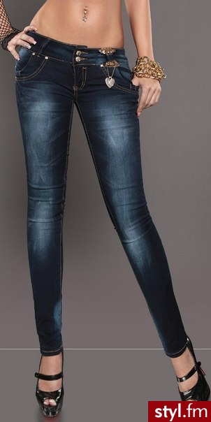 Jeansy Spodnie Moda