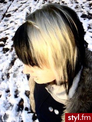 EMO Alternatywne Średnie Fryzury