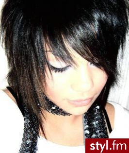 EMO Alternatywne Średnie Fryzury