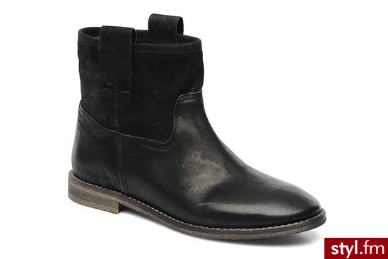 Jonak Półbuty i botki Rora (Czarny) - Botki Buty Moda