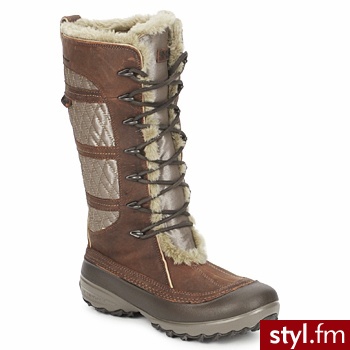 Columbia BUTY HEATHER CANYON OMNI Brown - Kozaki Buty Moda