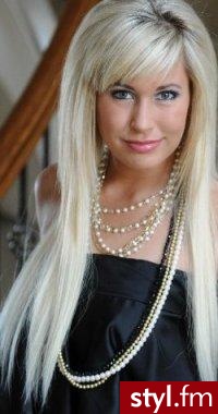 Blond Rozpuszczone Proste z grzywką Na co dzień Długie Fryzury