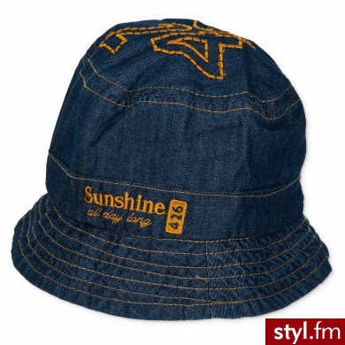 NAME IT Girls Mini Czapeczka przeciwsłoneczna ARITz denim niebieski - Nakrycia głowy Dodatki Moda